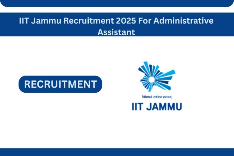 IIT Jammu Recruitment 2025