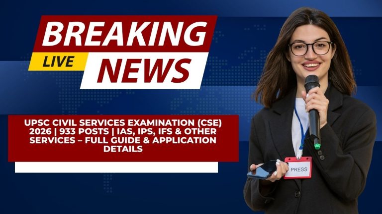 UPSC Civil Services Examination (CSE) 2026
