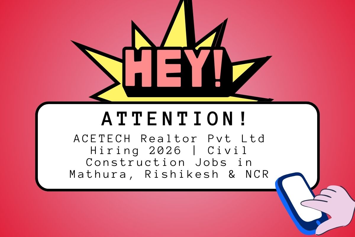 ACETECH Realtor Pvt Ltd Hiring 2026